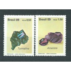 Brasil - Correo 1989 Yvert 1927/8 ** Mnh Minerales