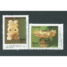 Brasil 1989 Upaep Yvert 1935/6 ** Mnh