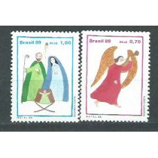 Brasil - Correo 1989 Yvert 1939/40 ** Mnh Navidad