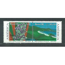 Brasil - Correo 1990 Yvert 1985/6A ** Mnh Upaep