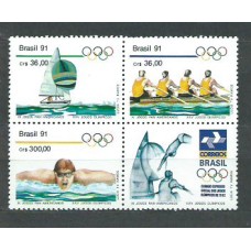 Brasil - Correo 1991 Yvert 2009/11 ** Mnh Deportes