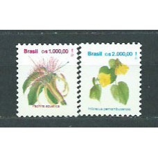 Brasil - Correo 1992 Yvert 2093/4 ** Mnh Flores