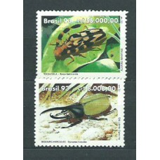 Brasil - Correo 1993 Yvert 2113/4 ** Mnh Fauna. Coleopteros