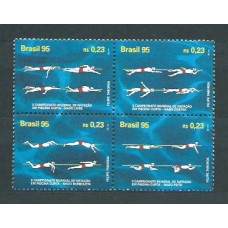 Brasil - Correo 1995 Yvert 2258/61 ** Mnh Deportes. Natación