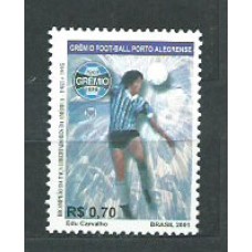 Brasil - Correo 2001 Yvert 2704 ** Mnh Deportes. Fútbol