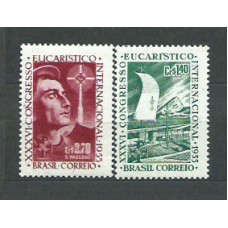 Brasil - Correo 1955 Yvert 607/8 * Mh Religión