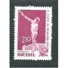 Brasil Correo 1959 Yvert 681 ** Mnh Deportes