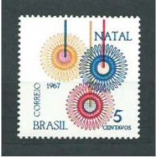 Brasil - Correo 1967 Yvert 838 ** Mnh Navidad