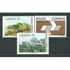 Brasil - Correo 1970 Yvert 943/5 ** Mnh Exposición Filatelica