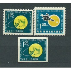 Bulgaria - Correo 1960 Yvert 1005/5a * Mh Astro