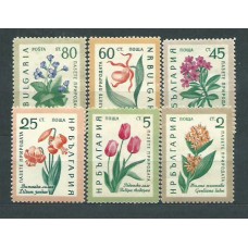 Bulgaria - Correo 1960 Yvert 1018/23 * Mh Flores