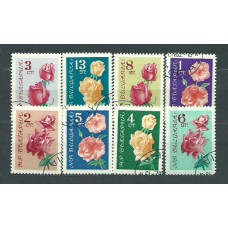 Bulgaria - Correo 1962 Yvert 1126/33 usado Flores