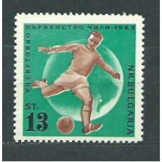 Bulgaria - Correo 1962 Yvert 1138 * Mh Fútbol