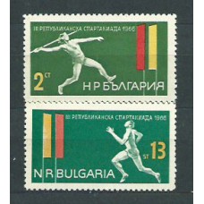 Bulgaria - Correo 1966 Yvert 1431/2 ** Mnh Deportes