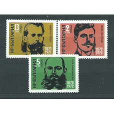 Bulgaria - Correo 1972 Yvert 1915/7 ** Mnh Personajes