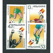 Bulgaria - Correo 1981 Yvert 2668/71 ** Mnh Deportes fútbol