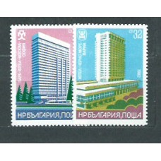 Bulgaria - Correo 1982 Yvert 2727/8 ** Mnh Hoteles