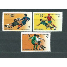 Bulgaria - Correo 1982 Yvert 2730/2 ** Mnh Deportes fútbol