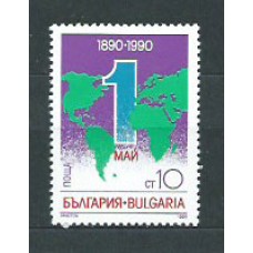 Bulgaria - Correo 1990 Yvert 3310 ** Mnh 1º de mayo