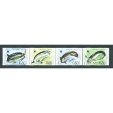 Bulgaria - Correo 2004 Yvert 4041/4 ** Mnh Fauna peces