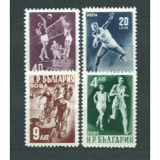 Bulgaria - Correo 1950 Yvert 650/3 * Mh Deportes