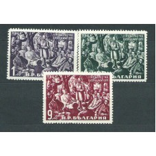 Bulgaria - Correo 1951 Yvert 695/7 ** Mnh Congreso socialista