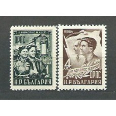 Bulgaria - Correo 1952 Yvert 708/9 ** Mnh