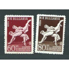 Bulgaria - Correo 1958 Yvert 930/1 * Mh Deportes lucha