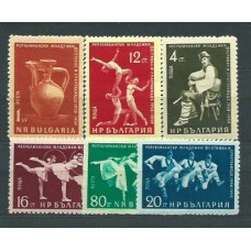 Bulgaria - Correo 1959 Yvert 975/80 * Mh Deportes