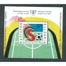 Bulgaria - Hojas 1993 Yvert 178 ** Mnh Deportes fútbol