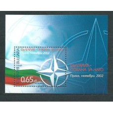 Bulgaria - Hojas 2002 Yvert 208 ** Mnh OTAN