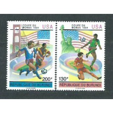 Burundi - Correo Yvert 1002/3 ** Mnh  Deportes fútbol