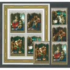 Burundi - Correo Yvert 824/27+H.109 ** Mnh  Navidad