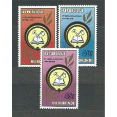 Burundi - Correo Yvert 841/3 ** Mnh