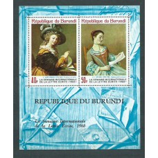 Burundi - Hojas Yvert 25 dentado y sin dentar ** Mnh  Pinturas