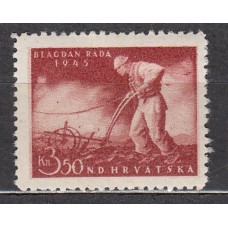 Croacia - Correo 1945 Yvert 139 ** Mnh 