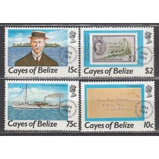 Belize-Cayes Correo Yvert 18/21 ** Mnh