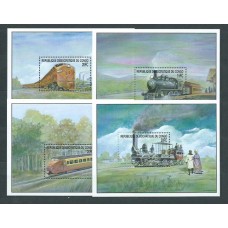 Congo Belga - Hojas Yvert 66T/W ** Mnh Trenes