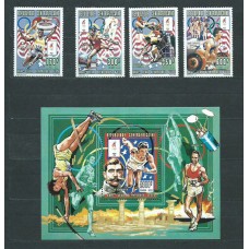 Centroafrica - Correo Yvert 1049/52+H.122A ** Mnh  Olimpiadas de Atlanta