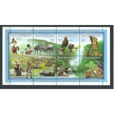 Centroafrica - Correo Yvert 1254/61 ** Mnh  Fauna