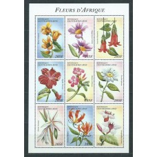 Centroafrica - Correo Yvert 1310/8 ** Mnh  Flores