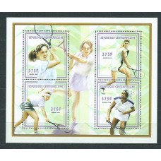 Centroafrica - Correo Yvert 1383/6 ** Mnh  Deportes tenis