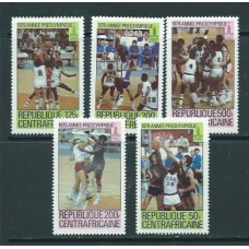 Centroafrica - Correo Yvert 404/8 ** Mnh  Deportes