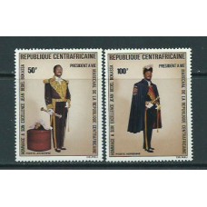 Centroafrica - Aereo Yvert 132/3 ** Mnh  Presidente Bokassa