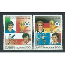 Centroafrica - Aereo Yvert 285/6 ** Mnh  Deportes fútbol