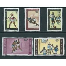 Centroafrica - Correo Yvert 115/7+A.74/5 ** Mnh  Deportes