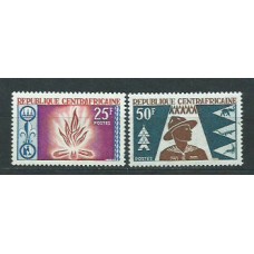 Centroafrica - Correo Yvert 58/9 ** Mnh  Scoutismo