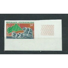 Centroafrica - Correo Yvert 88 sin dentar ** Mnh