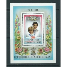 Centroafrica - Hojas Yvert 47 ** Mnh  Boda real