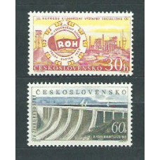 Checoslovaquia - Correo 1959 Yvert 1022/3 ** Mnh